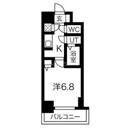 エスライズ難波の物件間取画像